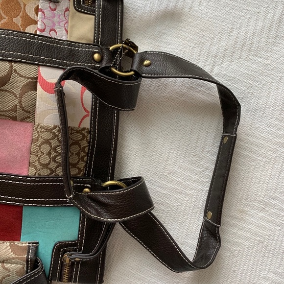 Authentic Coach MultiColour Patchwork Purse - Picture 7 of 10